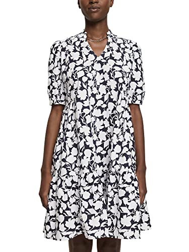 ESPRIT Collection Damen 993eo1e305 Kleid, 402/Navy 3, 34 von ESPRIT