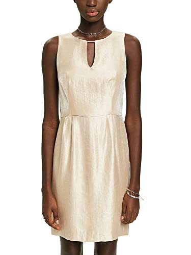 ESPRIT Damen 023EO1E335 Kleid, 295/CREAM BEIGE, 40 von ESPRIT