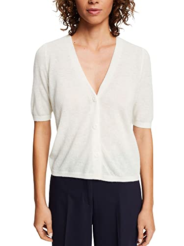 ESPRIT Damen 022EO1I318 Pullover, 110/OFF White, M ESPRIT Damen 022EO1I318 Pullover, 110/OFF White, M von ESPRIT
