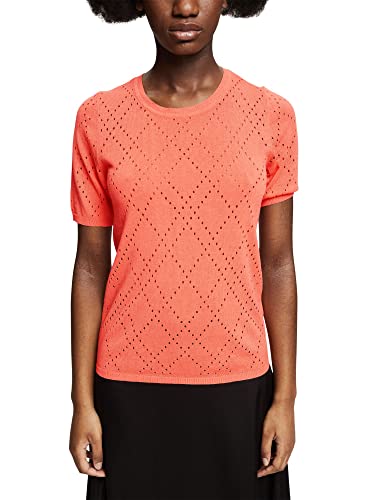 ESPRIT Collection Damen 992eo1i305 Pullover, Coral Orange, XXL EU von ESPRIT