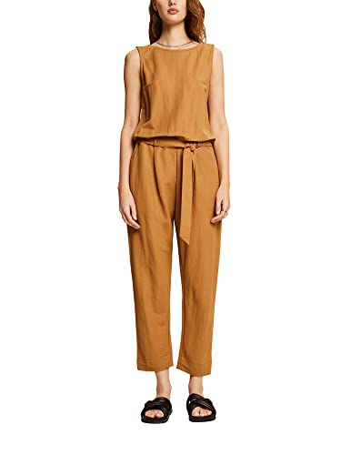 ESPRIT Damen 043EO1L301 Overalls, 231/CAMEL 2, L von ESPRIT