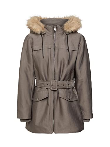 ESPRIT Collection Damen 092eo1g315 Jacke, Gunmetal, XXL EU von ESPRIT