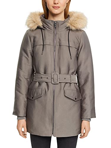 ESPRIT Collection Damen 092eo1g315 Jacke, Gunmetal, XXL EU von ESPRIT