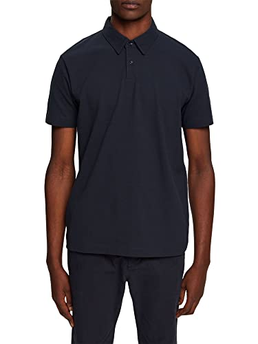 ESPRIT Collection Herren Polohemd 072eo2k304, 451/Petrol Blue 2, M von ESPRIT