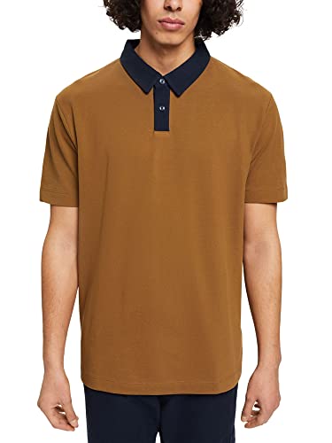 ESPRIT Collection Herren 023eo2k303 Polohemd, 265/Pale Khaki, L von ESPRIT