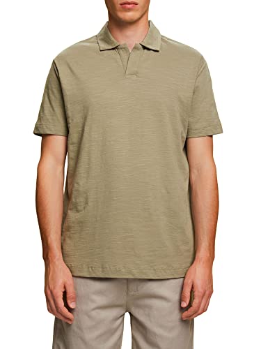 ESPRIT Herren 053EO2K303 Polohemd, 345/LIGHT Khaki, S von ESPRIT