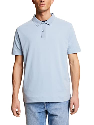 ESPRIT Collection Herren 023eo2k305 Polohemd, 445/Light Blue Lavender, L von ESPRIT