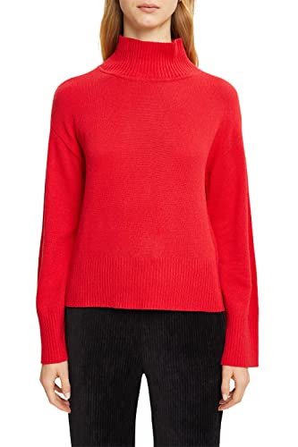 ESPRIT Damen 102EO1I315 Pullover, 610/DARK RED, XXL von ESPRIT