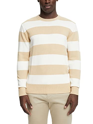 ESPRIT Herren 092EO2I304 Pullover, 295/CREAM BEIGE, M von ESPRIT