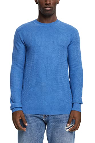 ESPRIT Collection Herren 992eo2i302 Pullover, Blau, L EU von ESPRIT