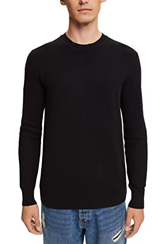 ESPRIT Collection Herren 992eo2i302 Pullover, Schwarz, S EU von ESPRIT