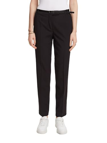 ESPRIT Damen Klassische Business Hose, 001/BLACK-New Version, 32 von ESPRIT