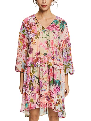 ESPRIT Collection Damen 042eo1e347 Dress, Pink Fuchsia, XS EU von ESPRIT