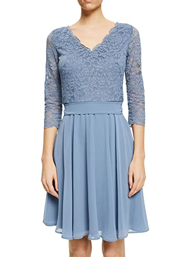 ESPRIT Collection Damen Kleid 022eo1e339, Grey Blue, XXL ESPRIT Collection Damen Kleid 022eo1e339, Grey Blue, XXL von ESPRIT