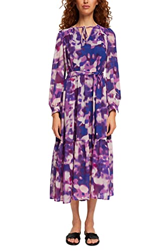 ESPRIT Collection Damen Kleid 072eo1e305, Violet, 38 von ESPRIT