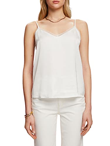 ESPRIT Damen 043EO1F320 Bluse, 110/OFF White, L von ESPRIT