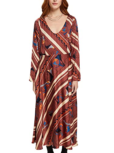 ESPRIT Collection Damen 092eo1e318 Kleid, Terracotta, 42 EU von ESPRIT