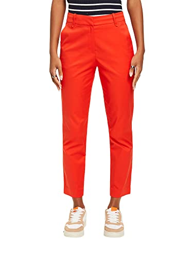 ESPRIT Collection Damen 023eo1b303 Hose, 635/Orange Red, 36 von ESPRIT