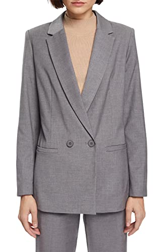 ESPRIT Collection Damen 102eo1g310 Blazer, Medium Grey, 40 EU von ESPRIT