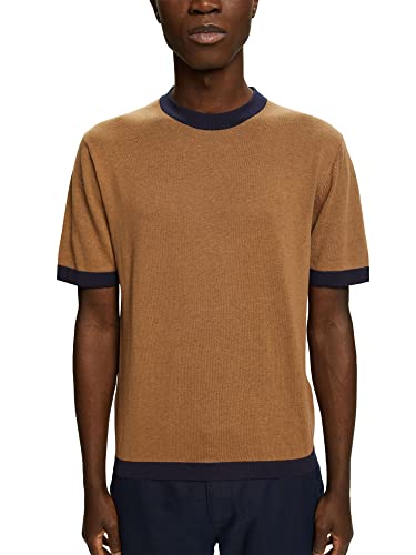 ESPRIT Collection Herren 033eo2k304 T-Shirt, 265/Pale Khaki, M von ESPRIT