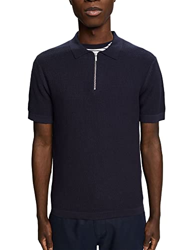 ESPRIT Collection Herren 033eo2k305 Polohemd, 400/Navy, L von ESPRIT