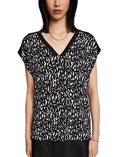 ESPRIT Damen 993EO1K301 T-Shirt, 003/BLACK 3, M von ESPRIT