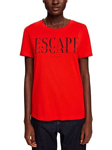 ESPRIT Damen 082EO1K322 T-Shirt, 630/RED, XS ESPRIT Damen 082EO1K322 T-Shirt, 630/RED, XS von ESPRIT