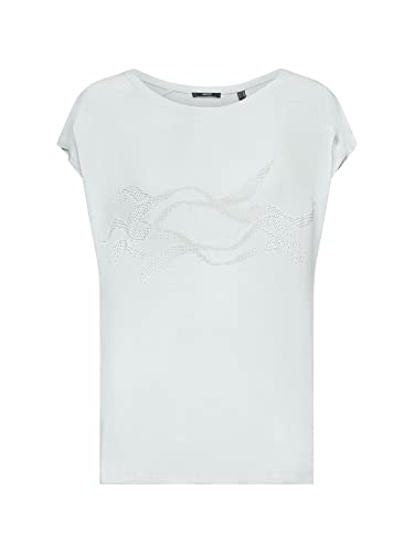 ESPRIT Damen 013EO1K305 T-Shirt, 390/LIGHT Aqua Green, S von ESPRIT