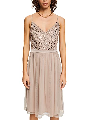 ESPRIT Damen 022EO1E341 Kleid, 260/LIGHT Taupe, M ESPRIT Damen 022EO1E341 Kleid, 260/LIGHT Taupe, M von ESPRIT