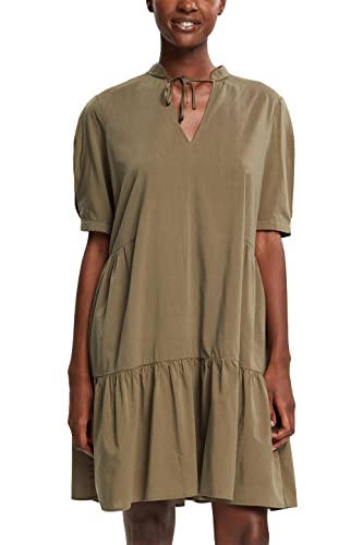 ESPRIT Collection Damen Kleid 072eo1e301, Khaki Green, 34 von ESPRIT