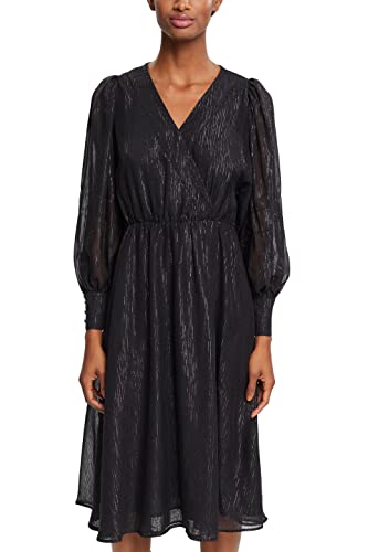 ESPRIT Damen 112EO1E322 Kleid für besondere Anlässe, 002/BLACK 2, 42 von ESPRIT
