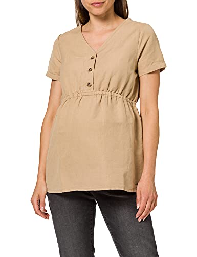 ESPRIT Maternity Damen Blouse ss Bluse, Sand-140, 42 von ESPRIT Maternity