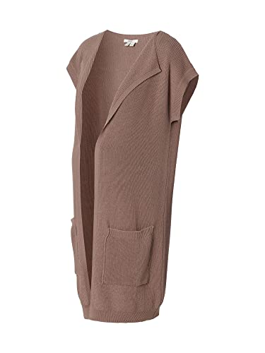 ESPRIT Maternity Damen Sleeveless Knit Cardigan Strickjacke, Taupe Grey - 056, 40 EU von ESPRIT Maternity