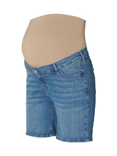 ESPRIT Maternity Damen Denim Over The Belly Shorts, Medium Wash-960 cm, 36 von ESPRIT Maternity