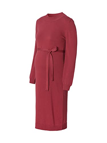ESPRIT Maternity Damen Kjole strik langærmet Kleid, Dark Red - 611, 44 EU von ESPRIT Maternity