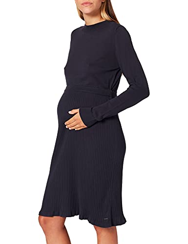 ESPRIT Maternity Damen Dress Knit ls Kleid, Night Sky Blue-485, S von ESPRIT Maternity