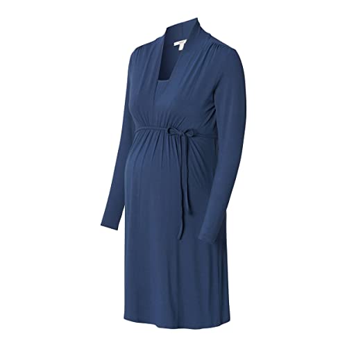 ESPRIT Maternity Damen Dress Nursing Long Sleeve Kleid, Dark Blue - 405, 38 EU von ESPRIT Maternity