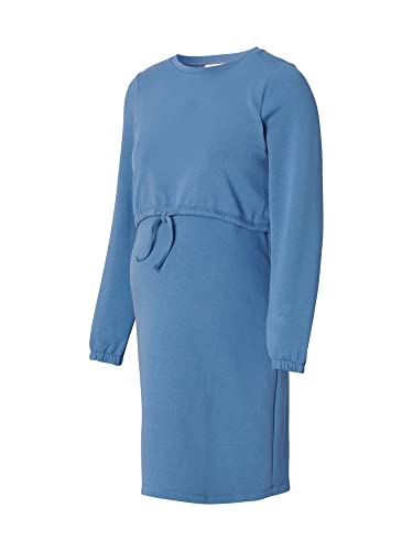 ESPRIT Maternity Damen Dress Nursing Long Sleeve Kleid, Modern Blue - 891, 40 EU von ESPRIT Maternity