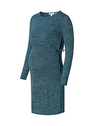 ESPRIT Maternity Damen Dress Nursing Long Sleeve Kleid, Teal Blue-455, XL von ESPRIT Maternity