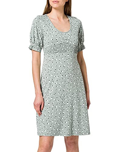 ESPRIT Maternity Damen Dress Nursing ss AOP Kleid, Grey Moss-027, 36 von ESPRIT Maternity