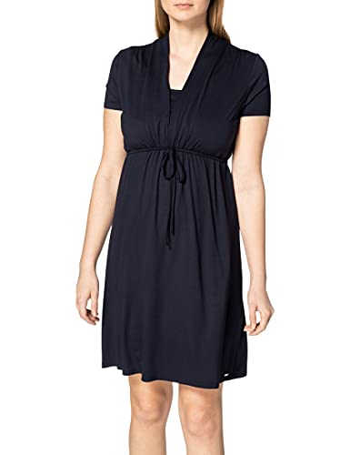 ESPRIT Maternity Damen Dress nursing ss Kleid, Night Sky Blue-485, 42 (Herstellergröße: XL) von ESPRIT Maternity