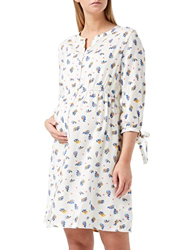ESPRIT Maternity Damen Dress WVN nurs 3/4 sl AOP Kleid, Mehrfarbig (Off White 110), (Herstellergröße: 40) von ESPRIT Maternity