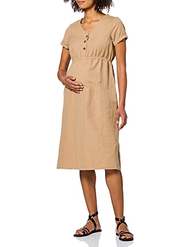 ESPRIT Maternity Damen Dress WVN ss Kleid, Sand-140, 36 von ESPRIT Maternity