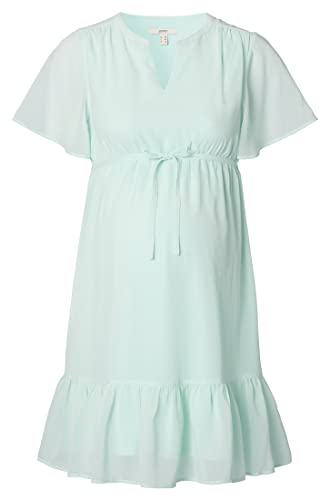 ESPRIT Maternity Damen Dress Woven Short Sleeve Kleid, Pale Mint - 356, 38 EU von ESPRIT