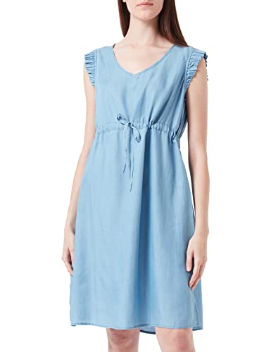 ESPRIT Maternity Damen Dress Woven Sleeveless Kleid, Medium Wash - 960, 34 EU von ESPRIT Maternity