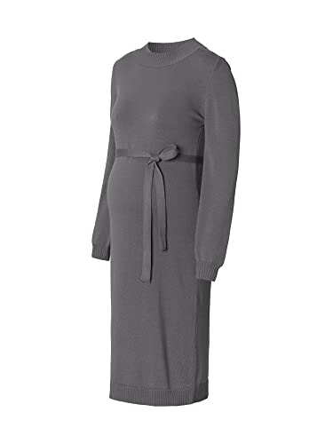 ESPRIT Maternity Damen Kjole strik langærmet Kleid, Medium Grey - 035, 36 EU von ESPRIT Maternity