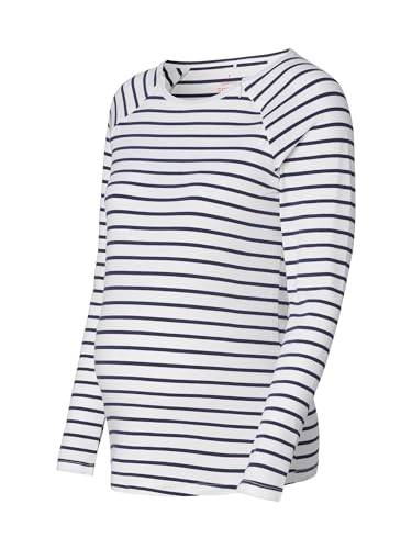 ESPRIT Maternity Damen Nursing Long Sleeve Stripe T-Shirt, Dark Navy-402, Large von ESPRIT Maternity