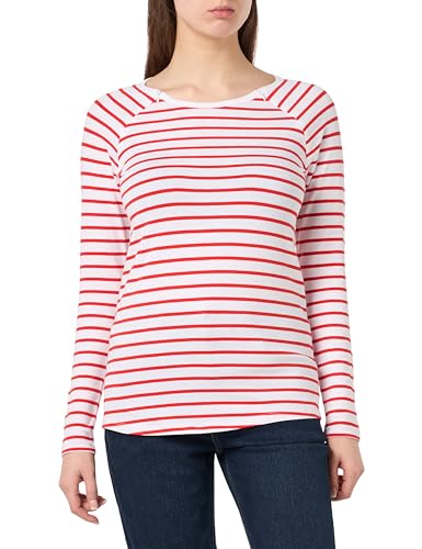 ESPRIT Maternity Damen Nursing Long Sleeve Stripe T-Shirt, Mission Red-619, XXL von ESPRIT Maternity