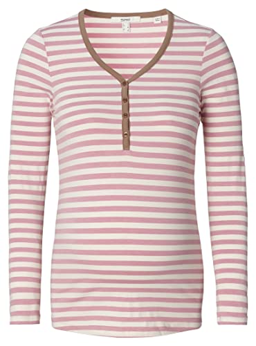 ESPRIT Maternity Damen Nursing Long Sleeve Striped T-shirt T Shirt, Dusty Purple - 547, 42 EU von ESPRIT Maternity