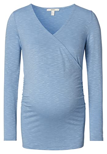 ESPRIT Maternity Damen Nursing Long Sleeve T-shirt T Shirt, Blue - 300, M von ESPRIT Maternity